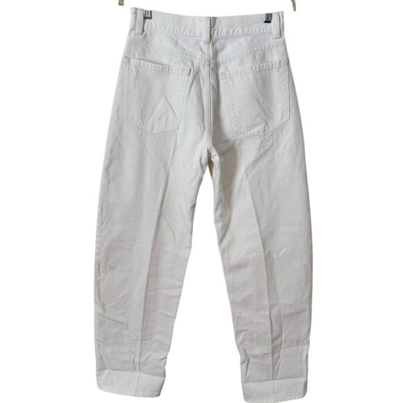 NWT Madewell The Ballon Jeans Size 26 Tile White Wide Leg Denim - Picture 5 of 11